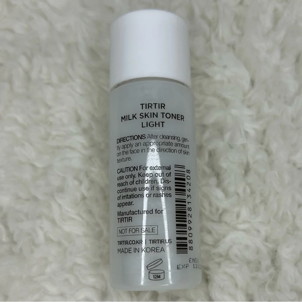 TirTir Milk Skin Toner Light Sample NEW